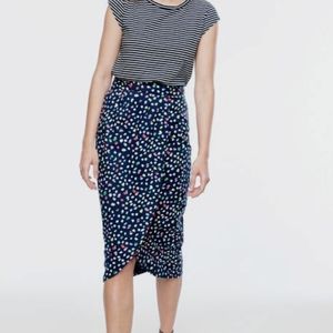 J Crew Tulip Ratti cat print skirt